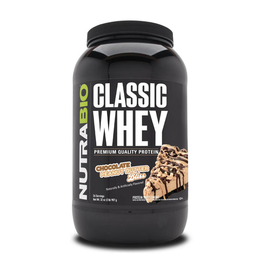 Nutrabio – Classic Whey CHOCOLATE PEANUT BUTTER BLISS 2lbs