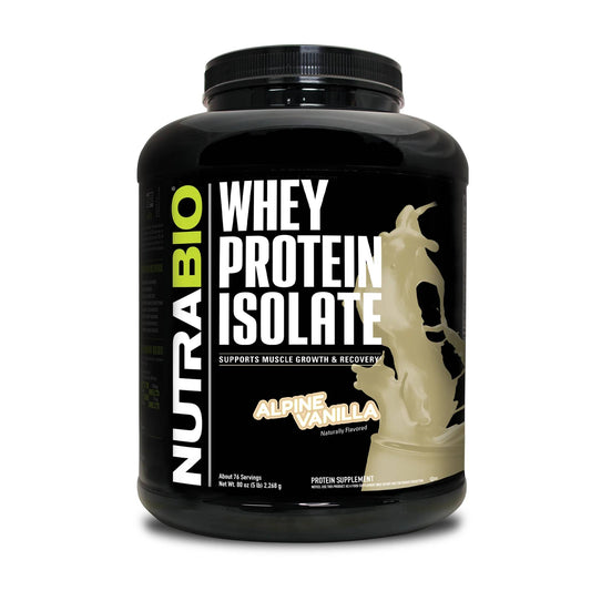 Nutrabio – Whey Protein Isolate ALPINE VANILLA 5lbs