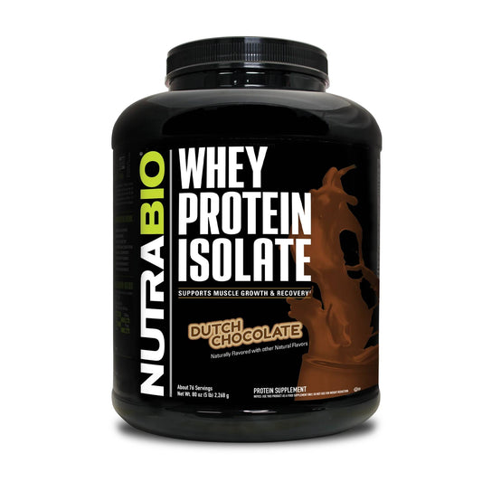 Nutrabio – Whey Protein Isolate DUTCH CHOCOLATE 5lbs
