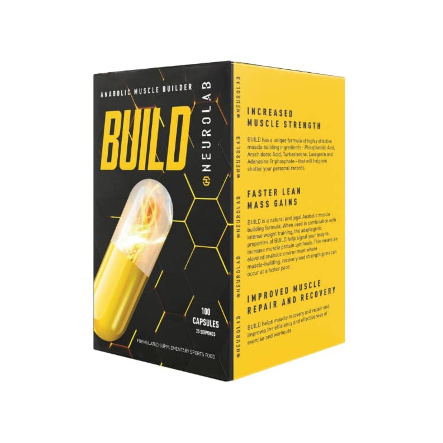 NEUROLAB - BUILD ANABOLIC MUSCLE BUILDER 100caps