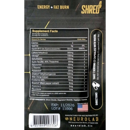 NEUROLAB - SHRED 4 6caps