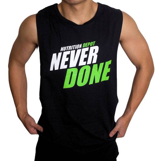 ND NEVER DONE TANK TOP XL