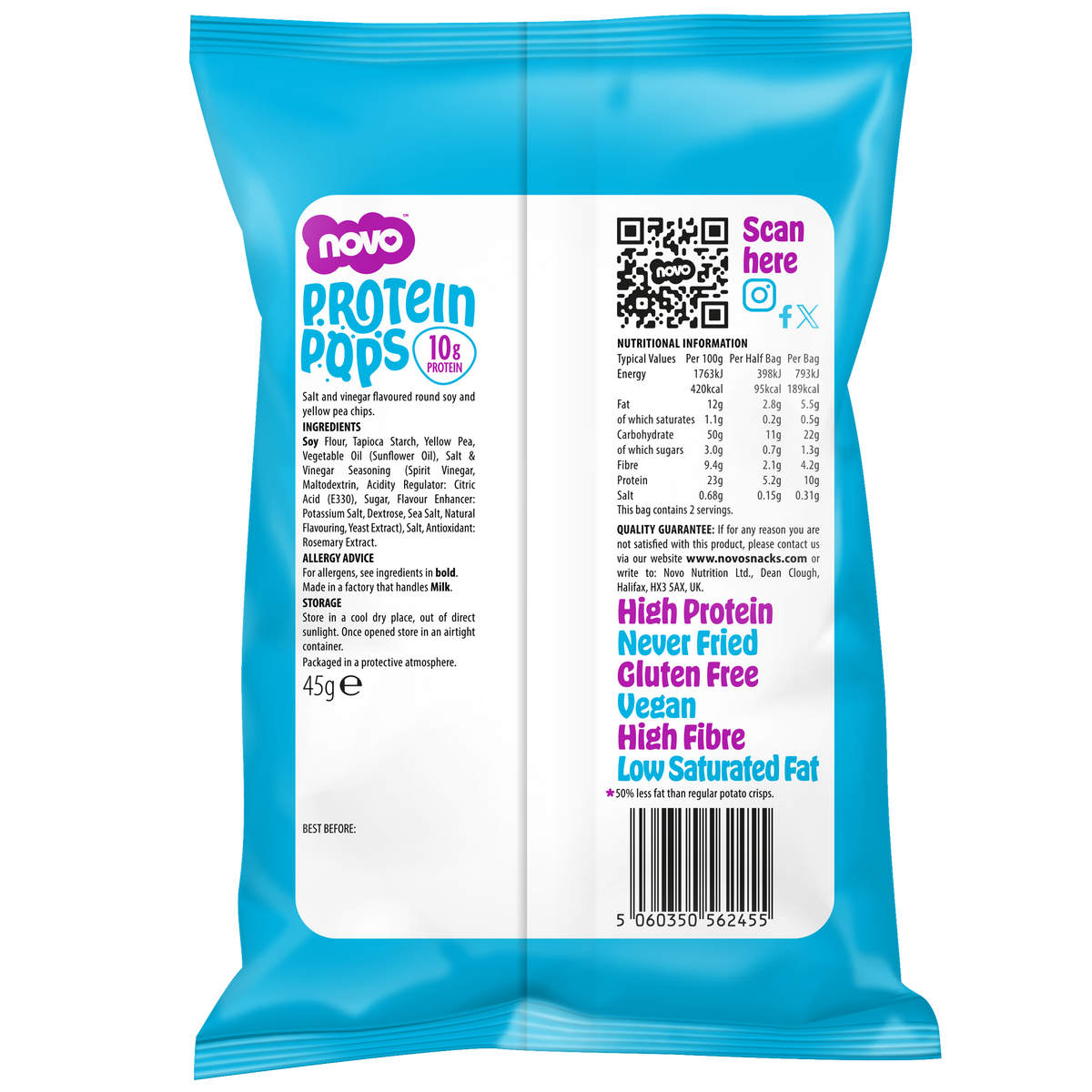 NOVO - Protein Pops SALT & VINEGAR