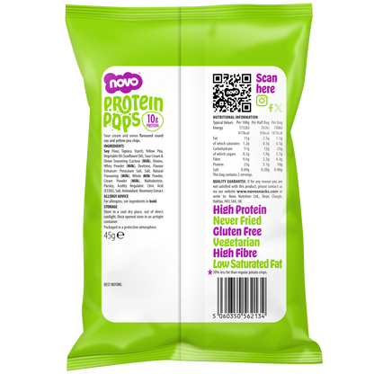 NOVO - Protein Pops SOUR CREAM & ONION