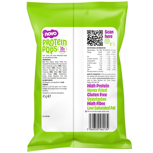 NOVO - Protein Pops SOUR CREAM & ONION