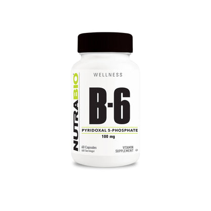 Nutrabio – B-6 P5P (100mg) 60 Vegetable Capsules