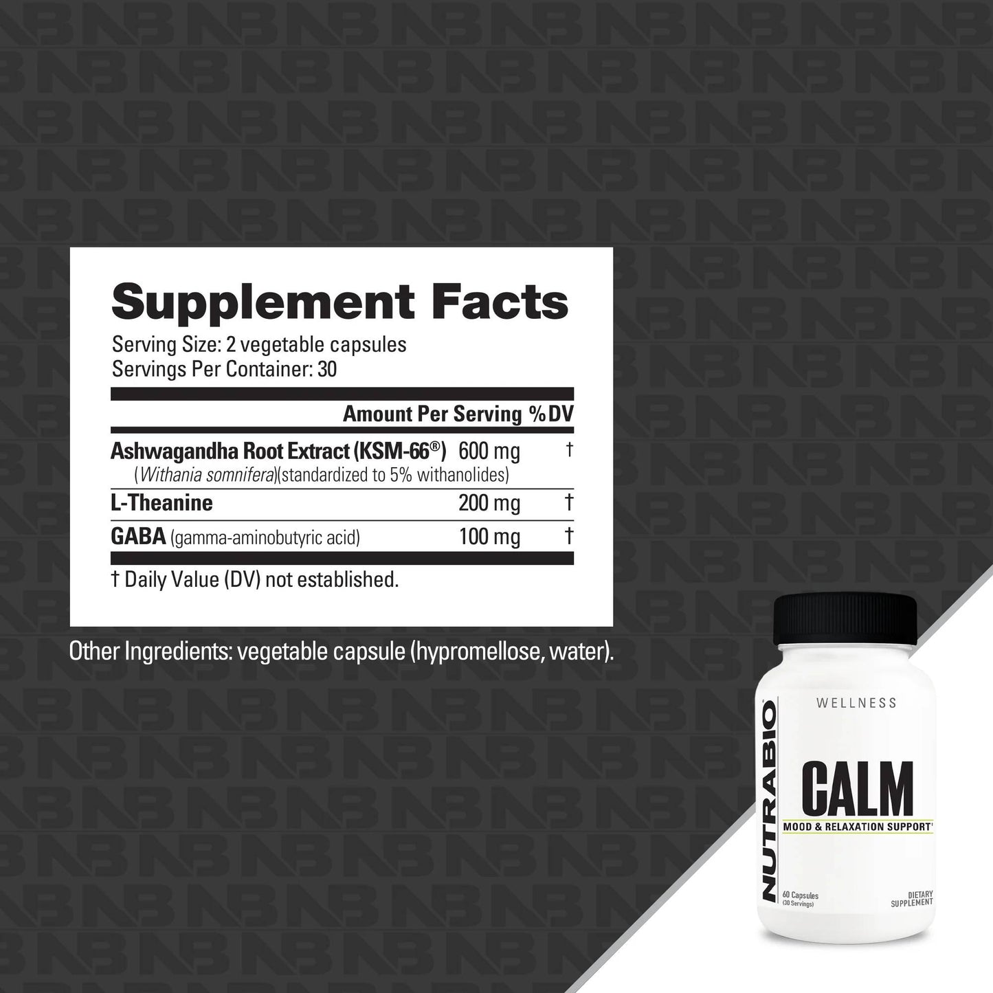 NUTRABIO - CALM 60CAPS