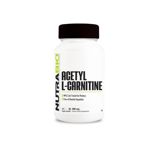 NUTRABIO ACETYL L-CARNITINE 500MG 90 VCAPS