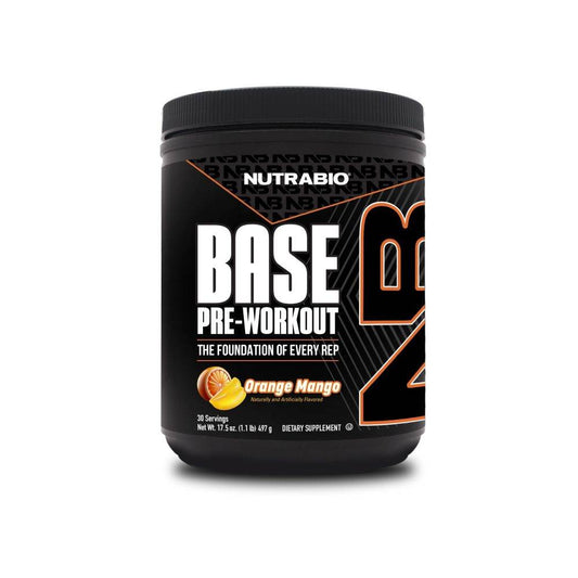 Nutrabio – Base Pre-Workout ORANGE MANGO 30 Servings