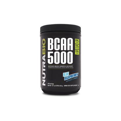 NUTRABIO BCAA 5000 BLUE RASPBERRY 60 Servings