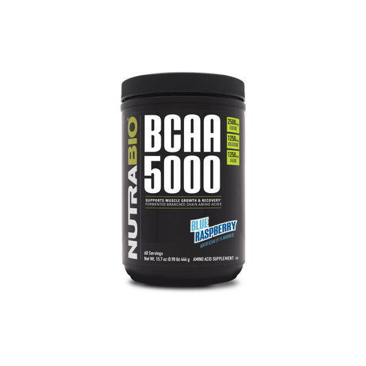 NUTRABIO BCAA 5000 BLUE RASPBERRY 60 Servings