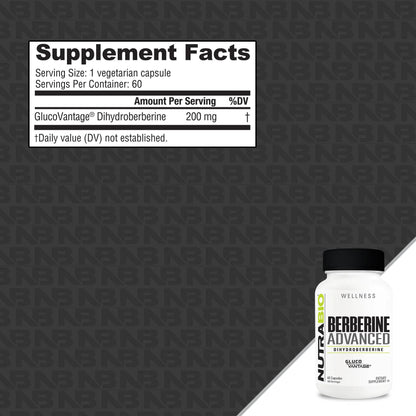 Nutrabio – Berberine Advanced (200 mg) 60CAPS