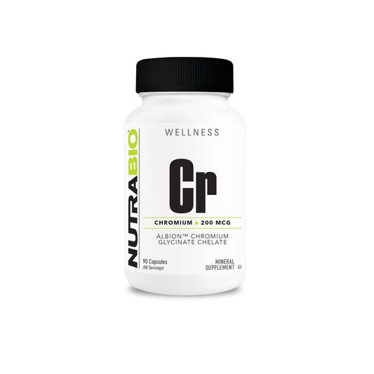 Nutrabio – Chromium Chelate GTF (200mcg) 90CAPS