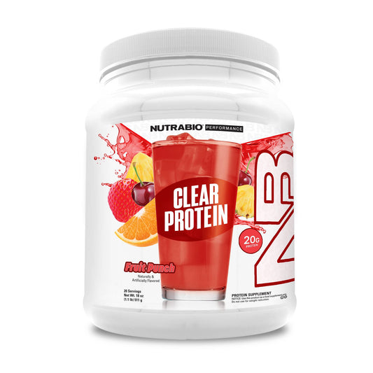 Nutrabio – Clear Whey Protein Isolate FRUIT PUNCH 1.1lbs