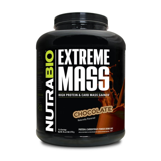 Nutrabio – Extreme Mass Gainer CHOCOLATE 6LBS