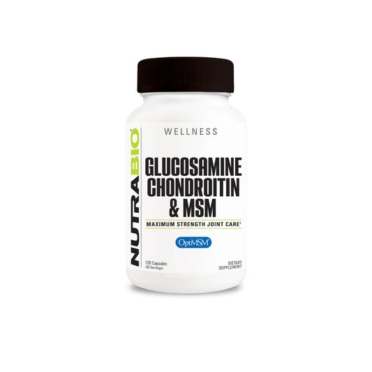 Nutrabio – Glucosamine Chondroitin OptiMSM 120 Capsules