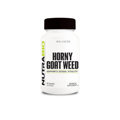 Nutrabio – Horny Goat Weed 500mg 90 Vegetable Capsules