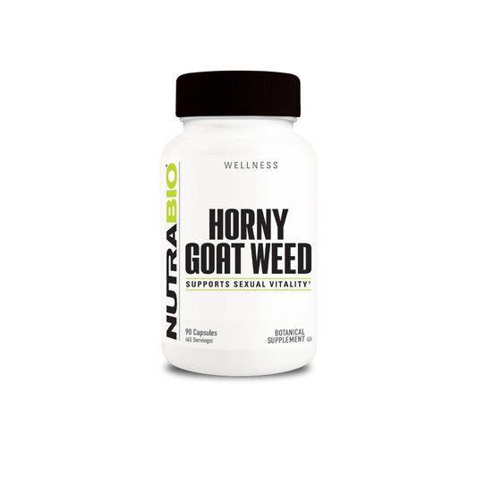 Nutrabio – Horny Goat Weed 500mg 90 Vegetable Capsules