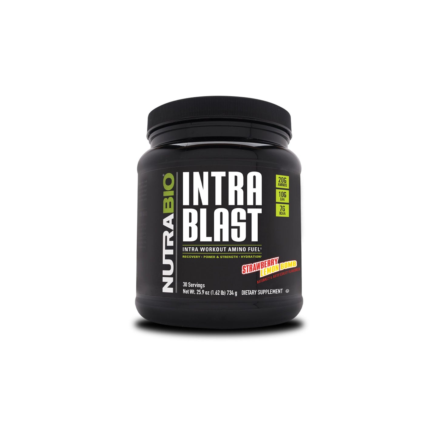 Nutrabio – Intra Blast STRAWBERRY LEMON BOMB 30 Servings
