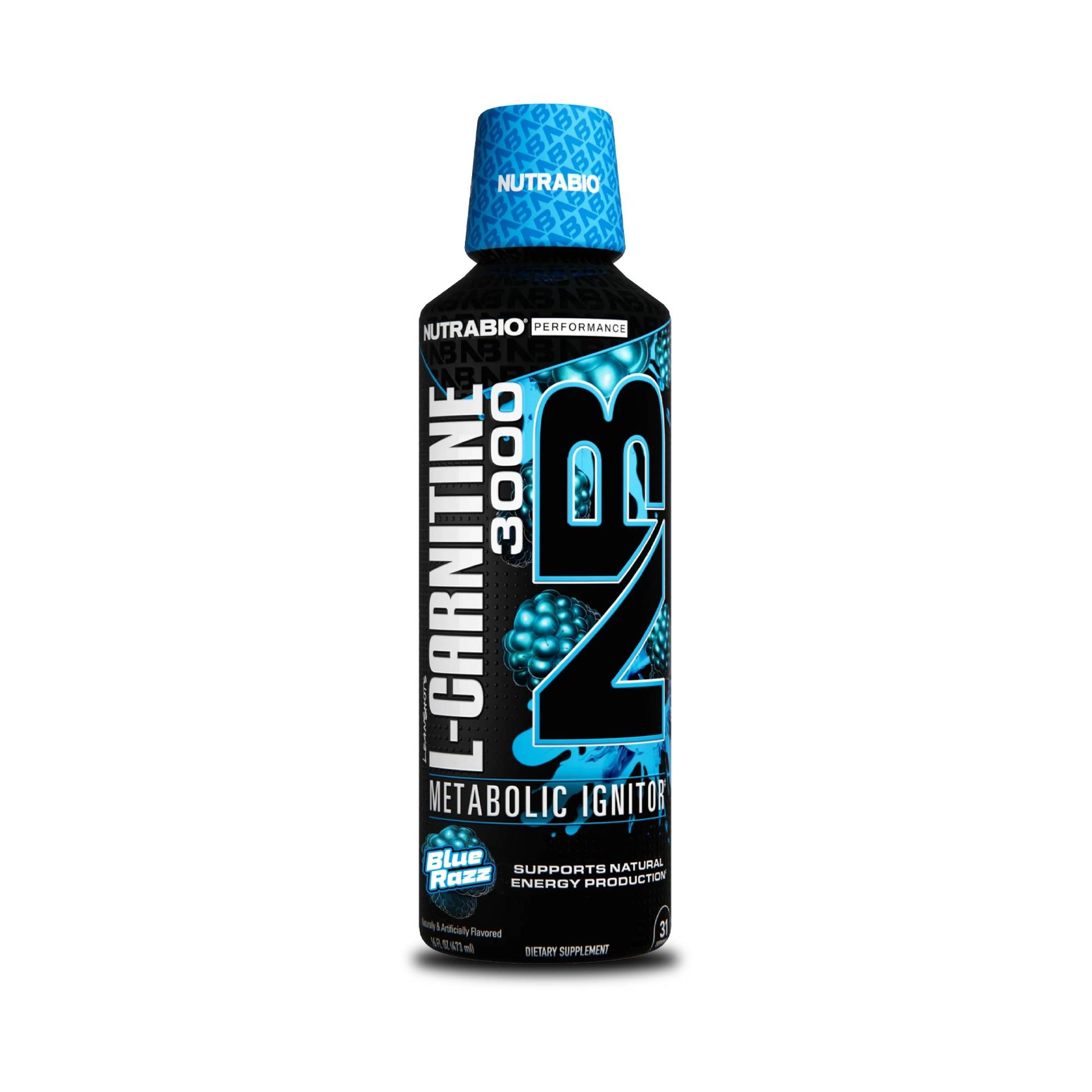 NUTRABIO - LEANSHOTS L-CARNITINE 3000 BLUE RAZZ 473ML  Nutrition Depot  Philippines