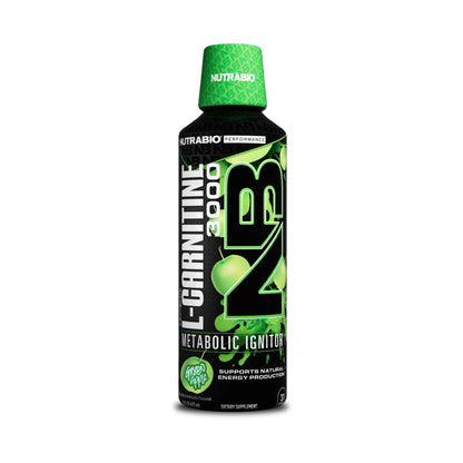 NUTRABIO - LEANSHOTS L-CARNITINE 3000 GREEN APPLE 473ML