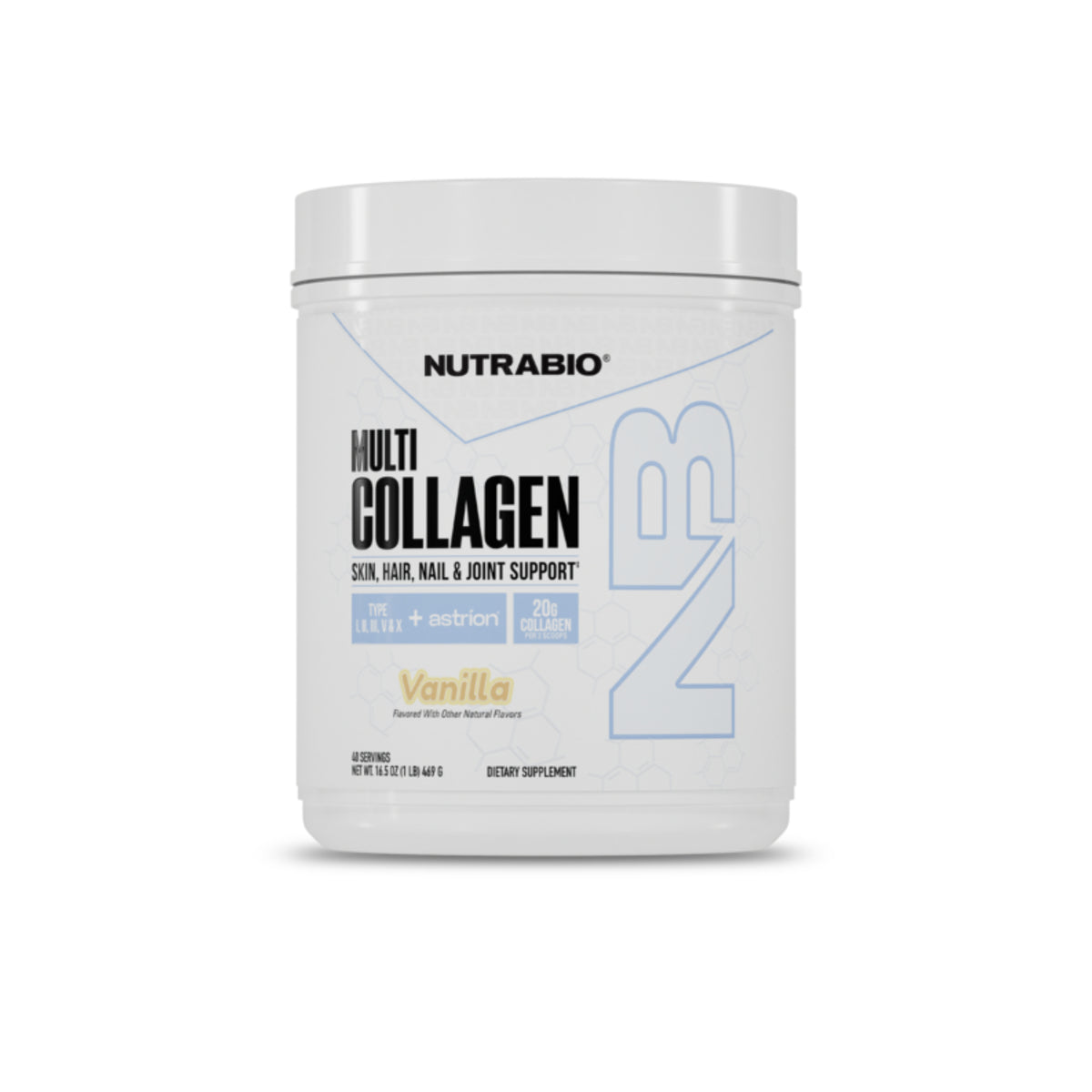 NUTRABIO - Multi Collagen Vanilla 1lb