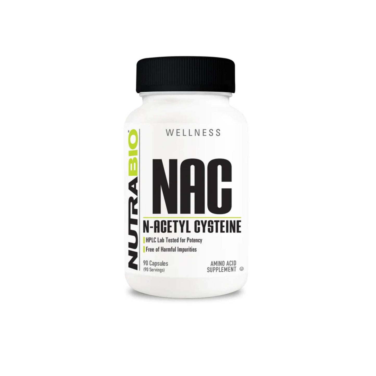 Nutrabio - NAC N-ACETYL CYSTENE 600MG 90 VCAPS