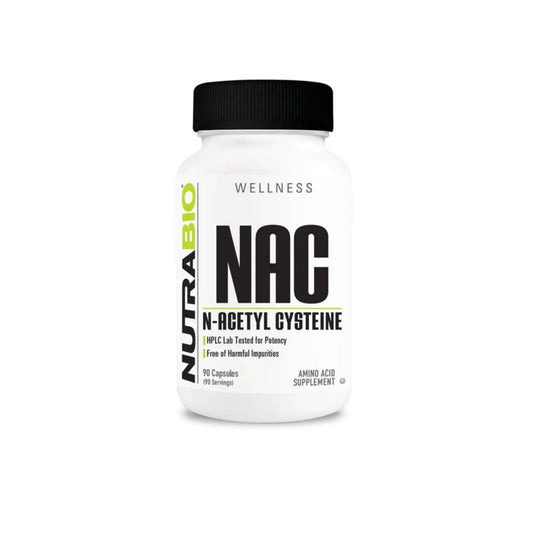 Nutrabio - NAC N-ACETYL CYSTENE 600MG 90 VCAPS