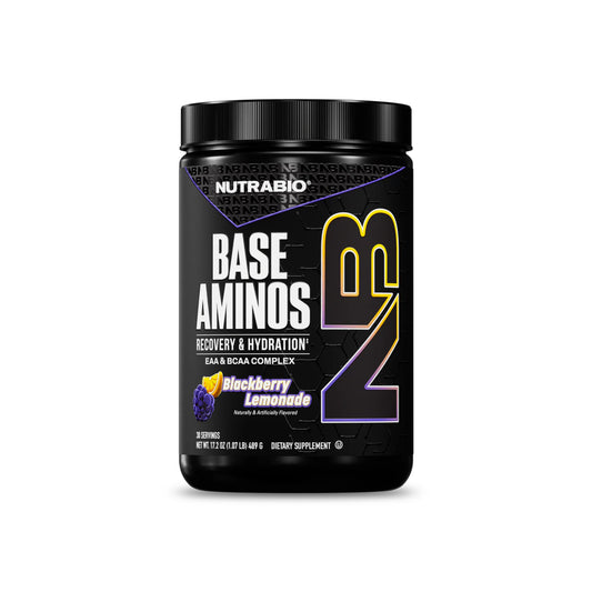 Nutrabio - Base Aminos  BLACKBERRY LEMONADE 30 Servings