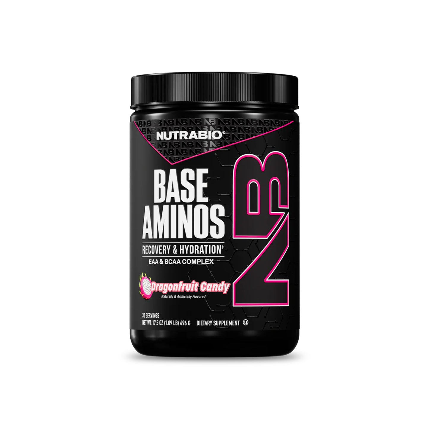 Nutrabio - Base Aminos DRAGON FRUIT CANDY 30 Servings