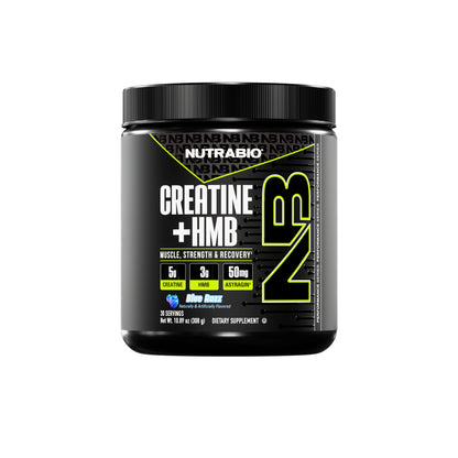 Nutrabio – Creatine + HMB BLUE RAZZ 30 servings