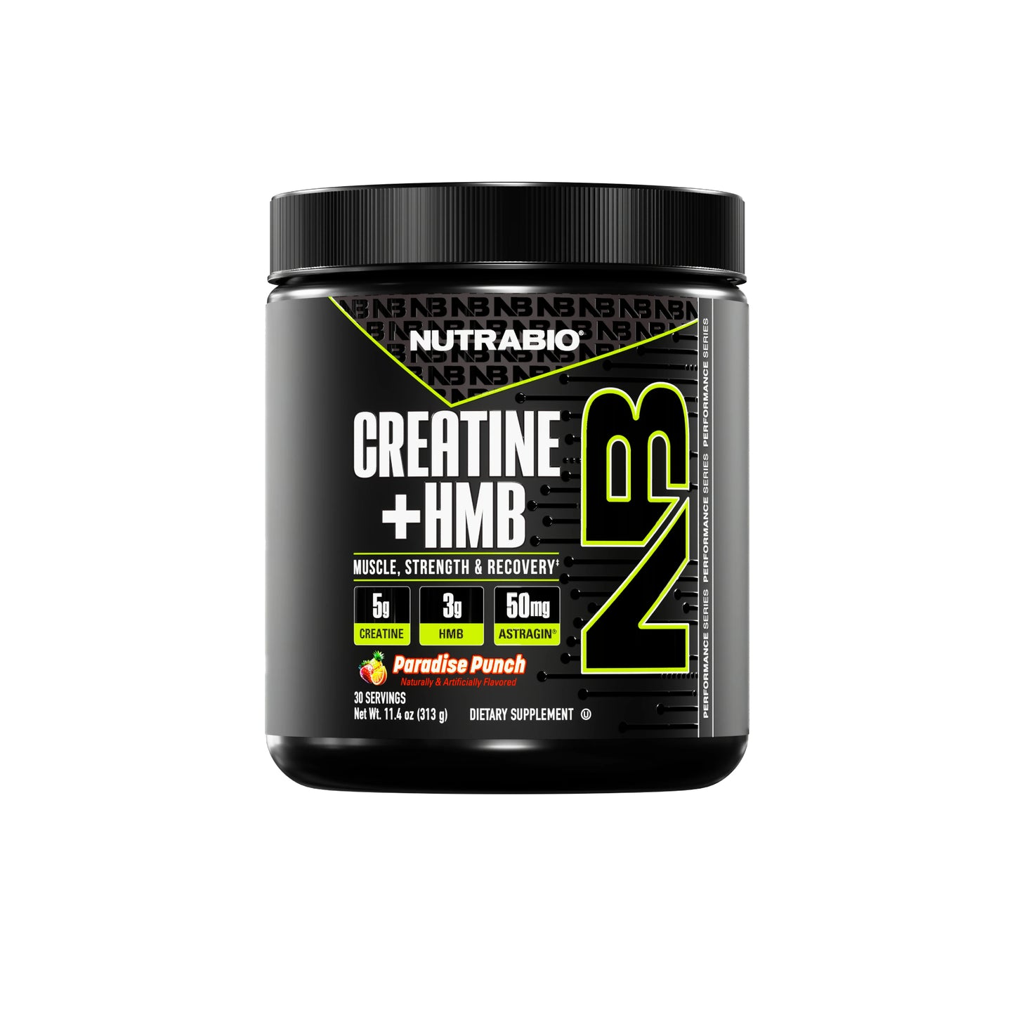 Nutrabio – Creatine + HMB PARADISE PUNCH 30 servings
