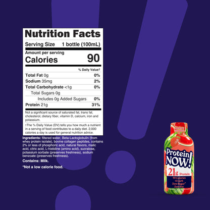 Nutrabio - Protein Now Protein Shot STRAWBERRY WATERMELON 100ml