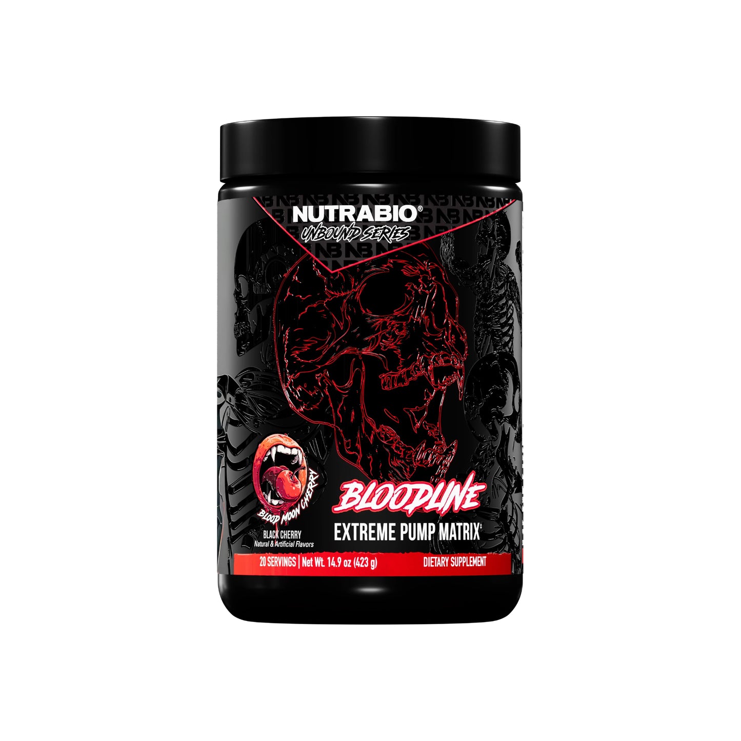 Nutrabio – Unbound Bloodline BLOOD MOON CHERRY 20 Servings