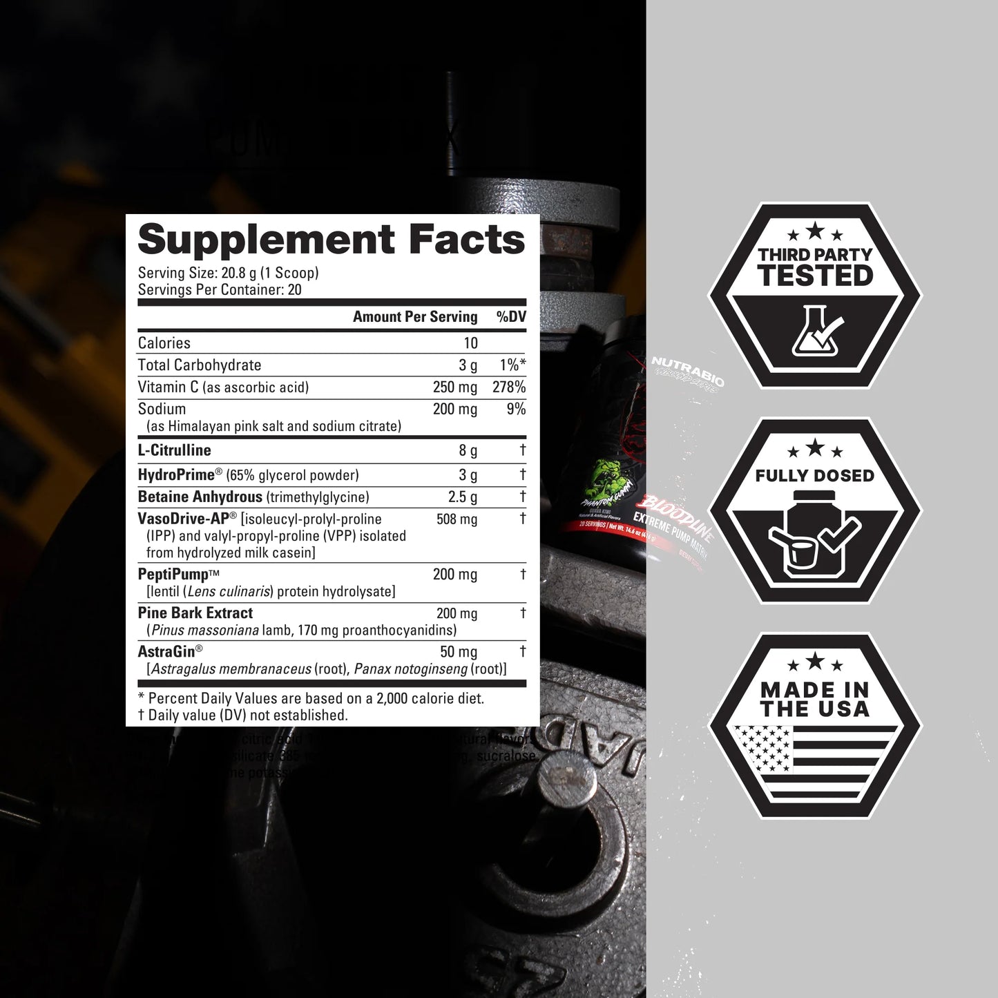 Nutrabio – Unbound Bloodline PHANTOM GUMMY 20 Servings