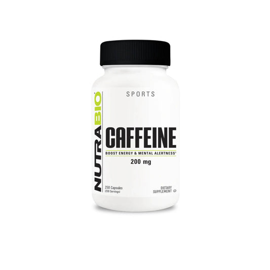 Nutrabio - Caffeine (200mg) 250 VCAPS