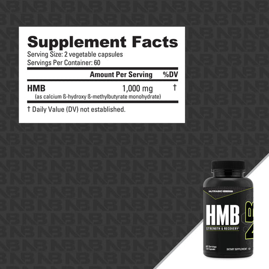 Nutrabio - HMB 1000mg 120VCaps