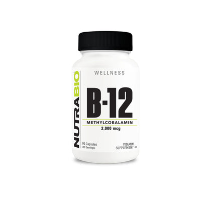 Nutrabio - Methyl B-12 (2000mcg) 90 Vegetable Capsules (8/1/26 Exp)