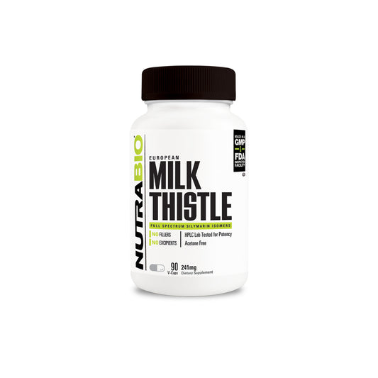 Nutrabio – Milk Thistle 241mg 90 Vegetable Capsules (12/1/25 Exp)
