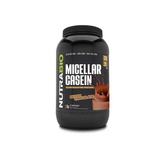 Nutrabio - Micellar Casein Protein DUTCH CHOCOLATE 2lbs