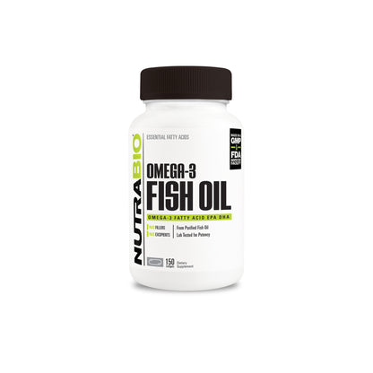 Nutrabio – Omega-3 Fish Oil 150 Softgels