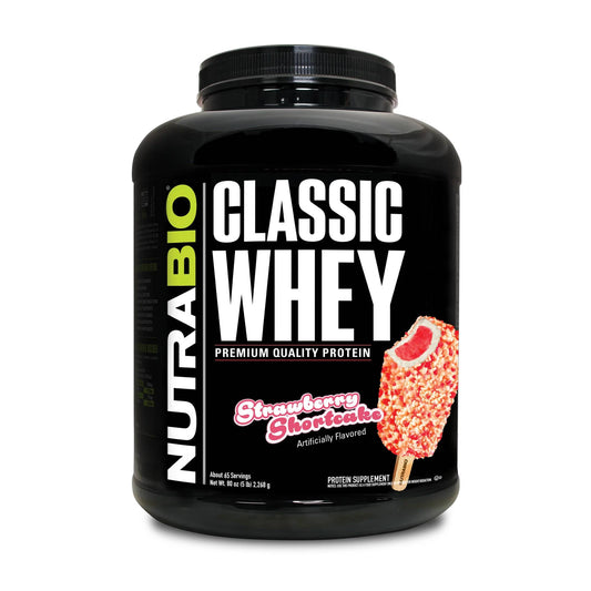 Nutrabio – Classic Whey STRAWBERRY SHORTCAKE 5lbs (11/1/25 Exp)