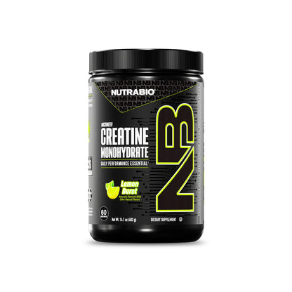 Nutrabio – Creatine Monohydrate LEMON BURST 60svg