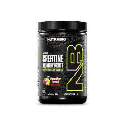 Nutrabio – Creatine Monohydrate PARADISE PUNCH 60svg