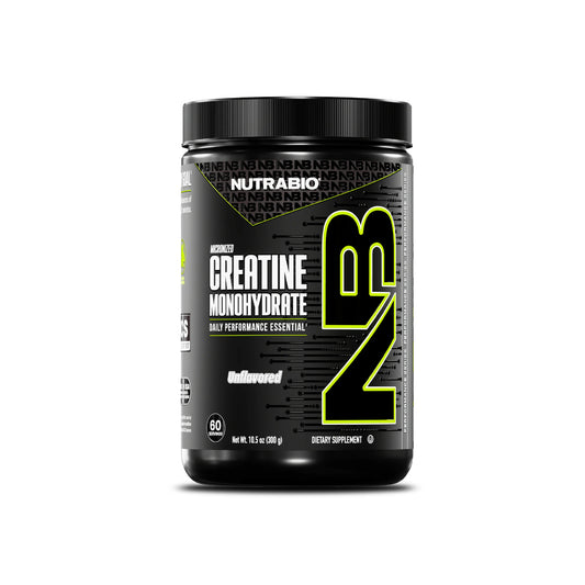 Nutrabio – Creatine Monohydrate UNFLAVORED 60svg