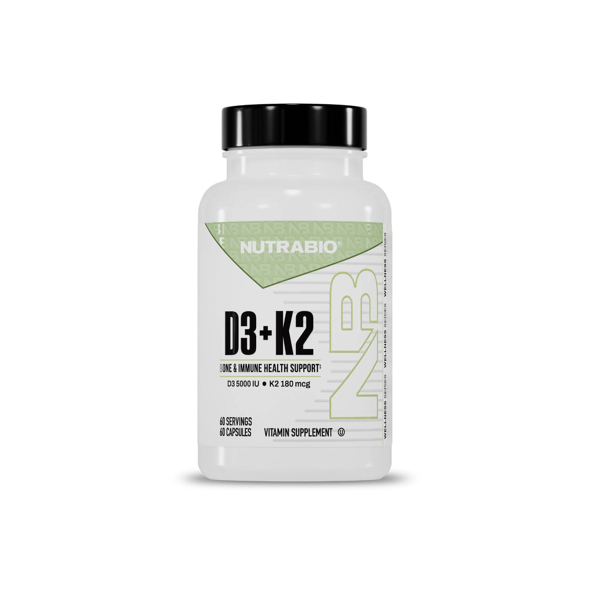 Nutrabio – D3+K2 60 VCaps