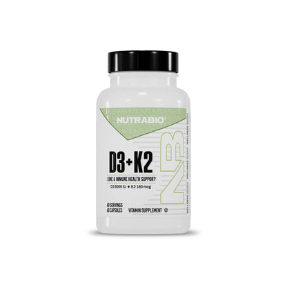 Nutrabio – D3+K2 60 VCaps