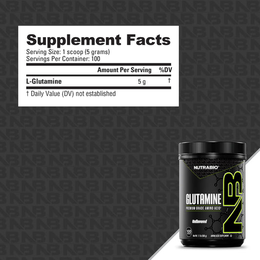 Nutrabio – Glutamine 500g