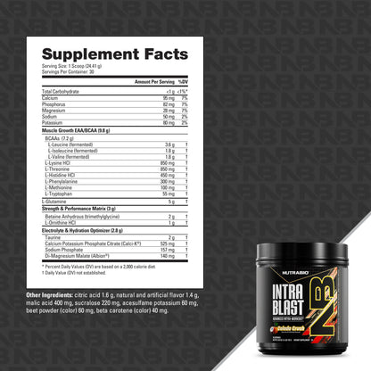 Nutrabio – Intra Blast COLADA CRUSH 30 Servings