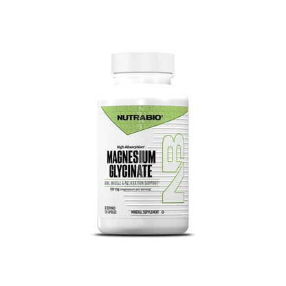 Nutrabio – Magnesium Glycinate (350 mg) 120 Caps